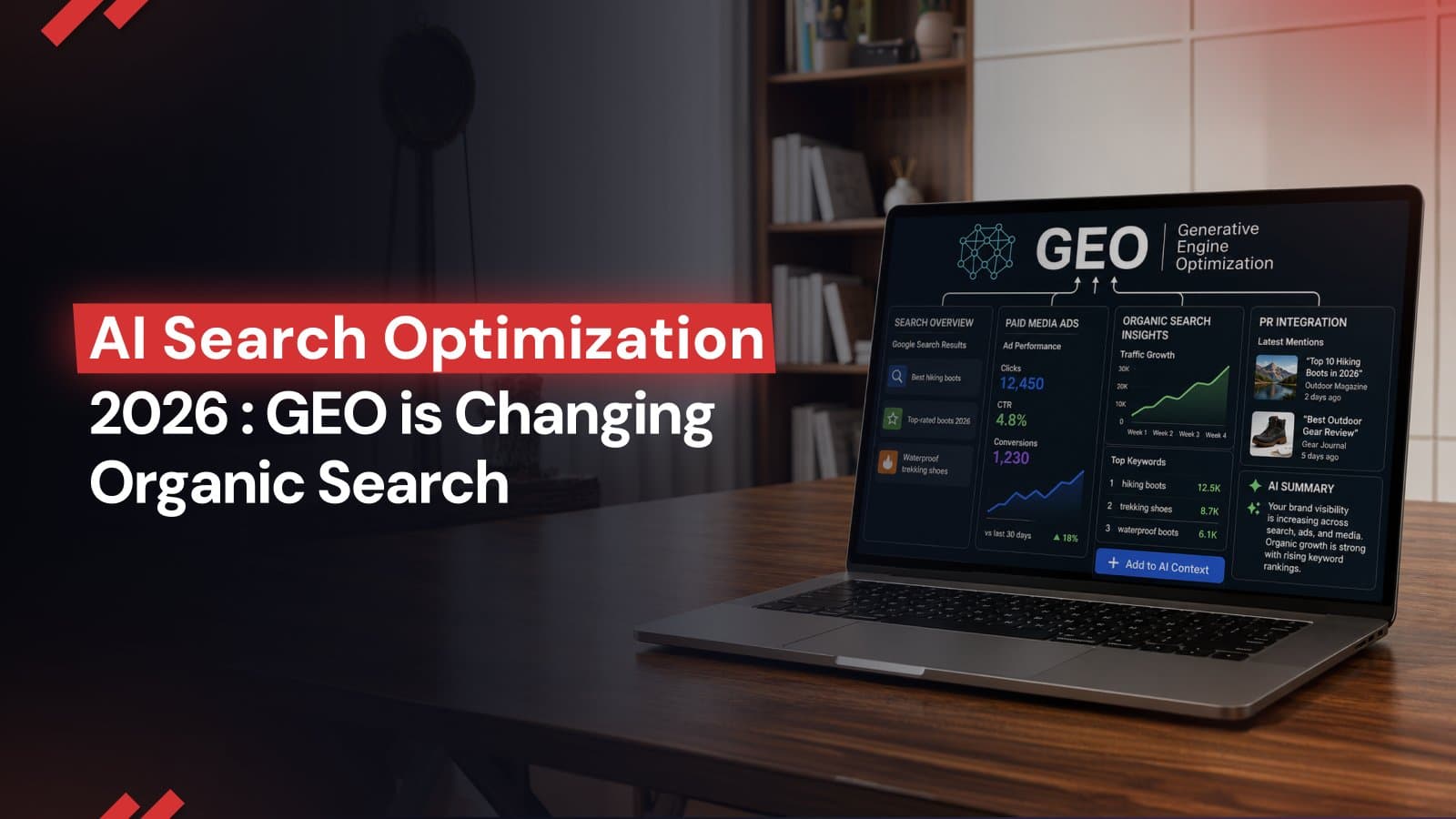 AI Search Optimization 2026: How Generative Engine Optimization (GEO) is Changing Organic Search