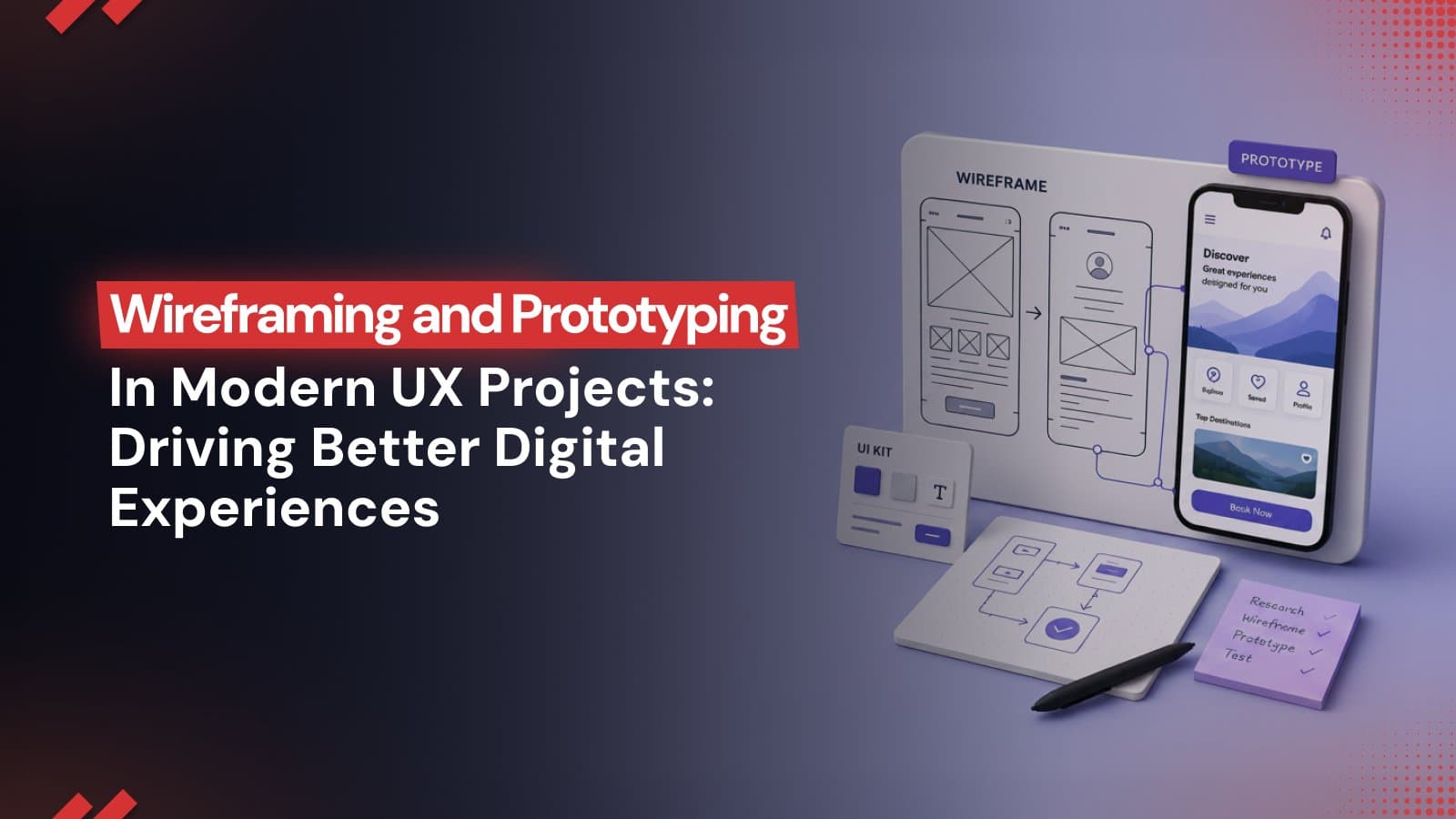 Wireframing and Prototyping in Modern UX Projects: Driving Better Digital Experiences   