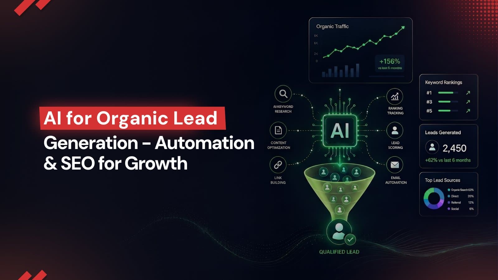 AI for Organic Lead Generation: How Automation and SEO Work Together for Predictable Growth