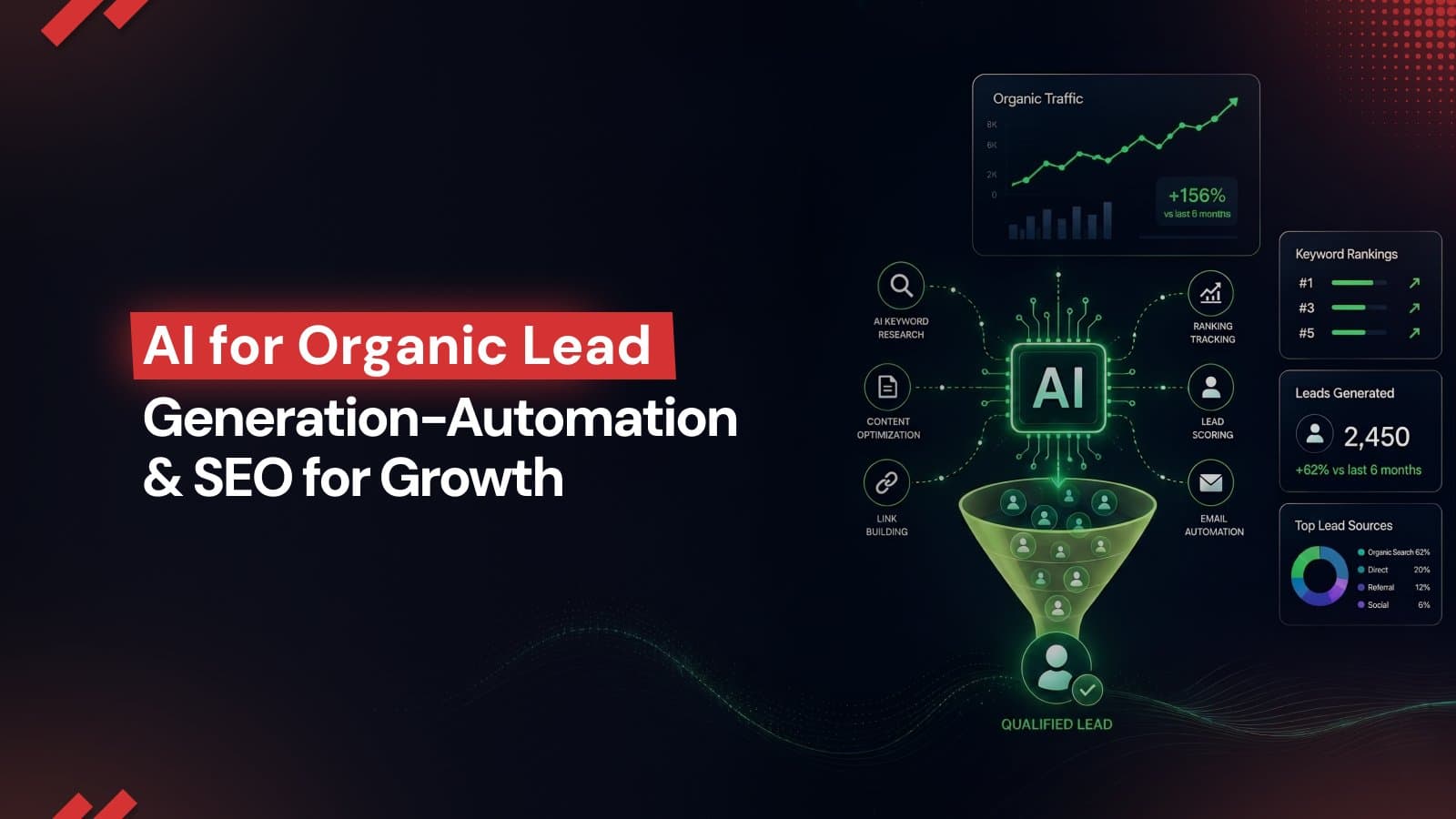 AI for Organic Lead Generation: How Automation and SEO Work Together for Predictable Growth
