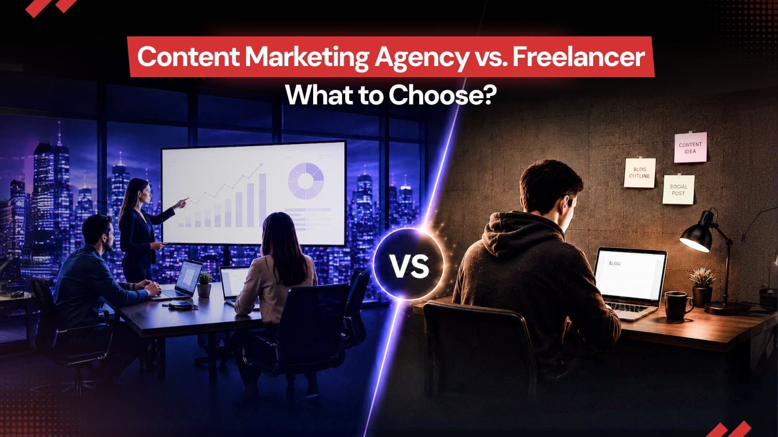 Content Marketing Agency vs Freelancers: What to Choose?