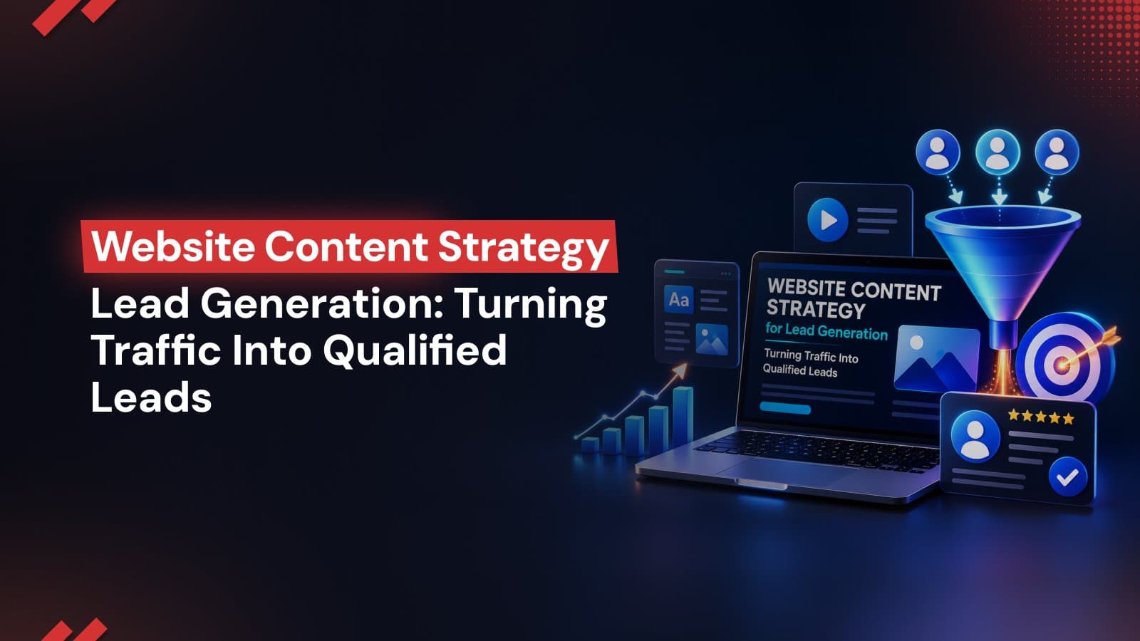 Website Content Strategy for Lead Generation: Turning Traffic Into Qualified Leads