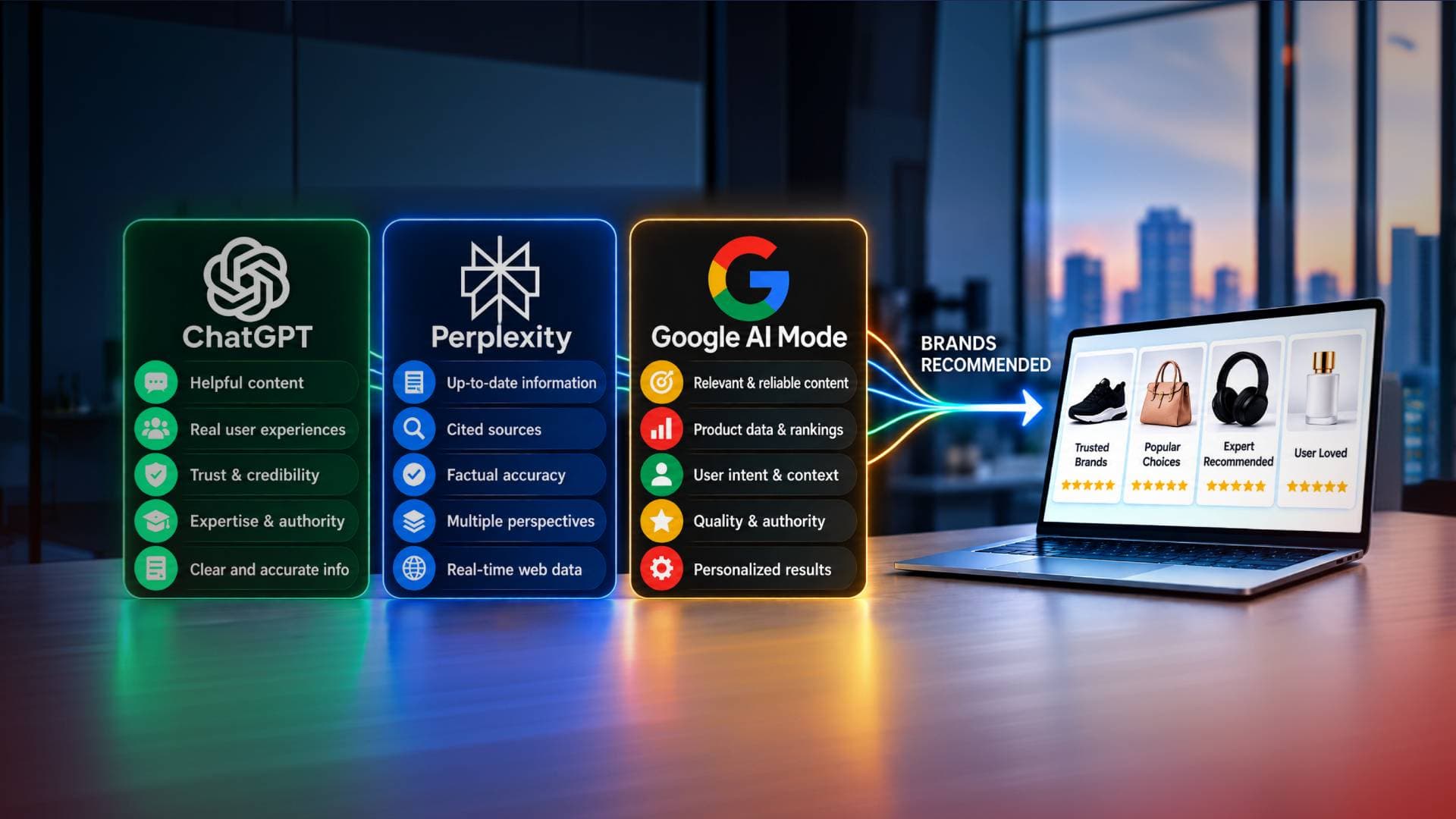How ChatGPT, Perplexity & Google AI Mode Are Choosing Which Brands to Recommend